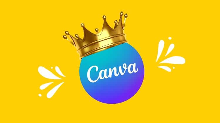 Canva Pro crown badge