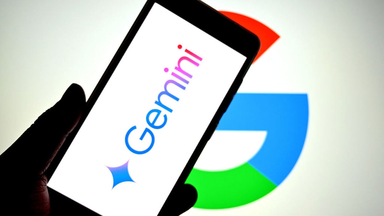 Gemini app on a phone