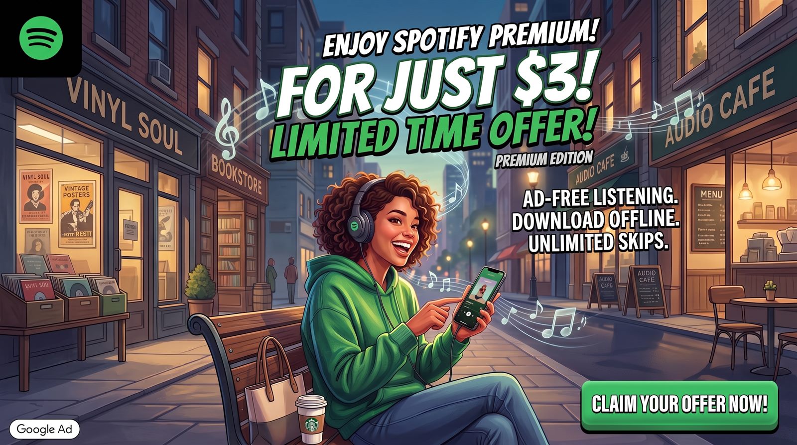 Spotify Premium offer at THEOTTDEALS